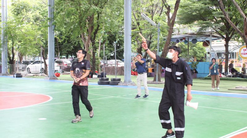 จัดกิจกรรมการฝึกซ้อมดับเพลิงและอพยพหนีไฟ   - รูปภาพเพิ่มเติม