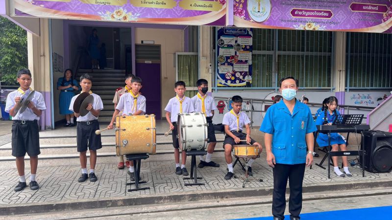 จัดพิธีทบทวนคำปฏิญาณและสวนสนามของลูกเสือ - รูปภาพเพิ่มเติม