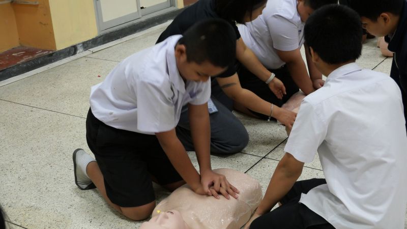 ฝึกซ้อมหนีไฟและรับมือเหตุการณ์แผ่นดินไหว - รูปภาพเพิ่มเติม